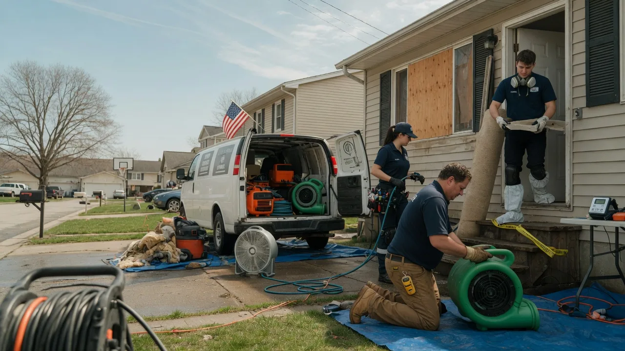 Water Damage Restoration in Hamilton, IL near me